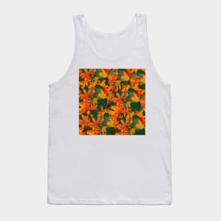 Falling Leaves Pattern for Autumn Tank Top